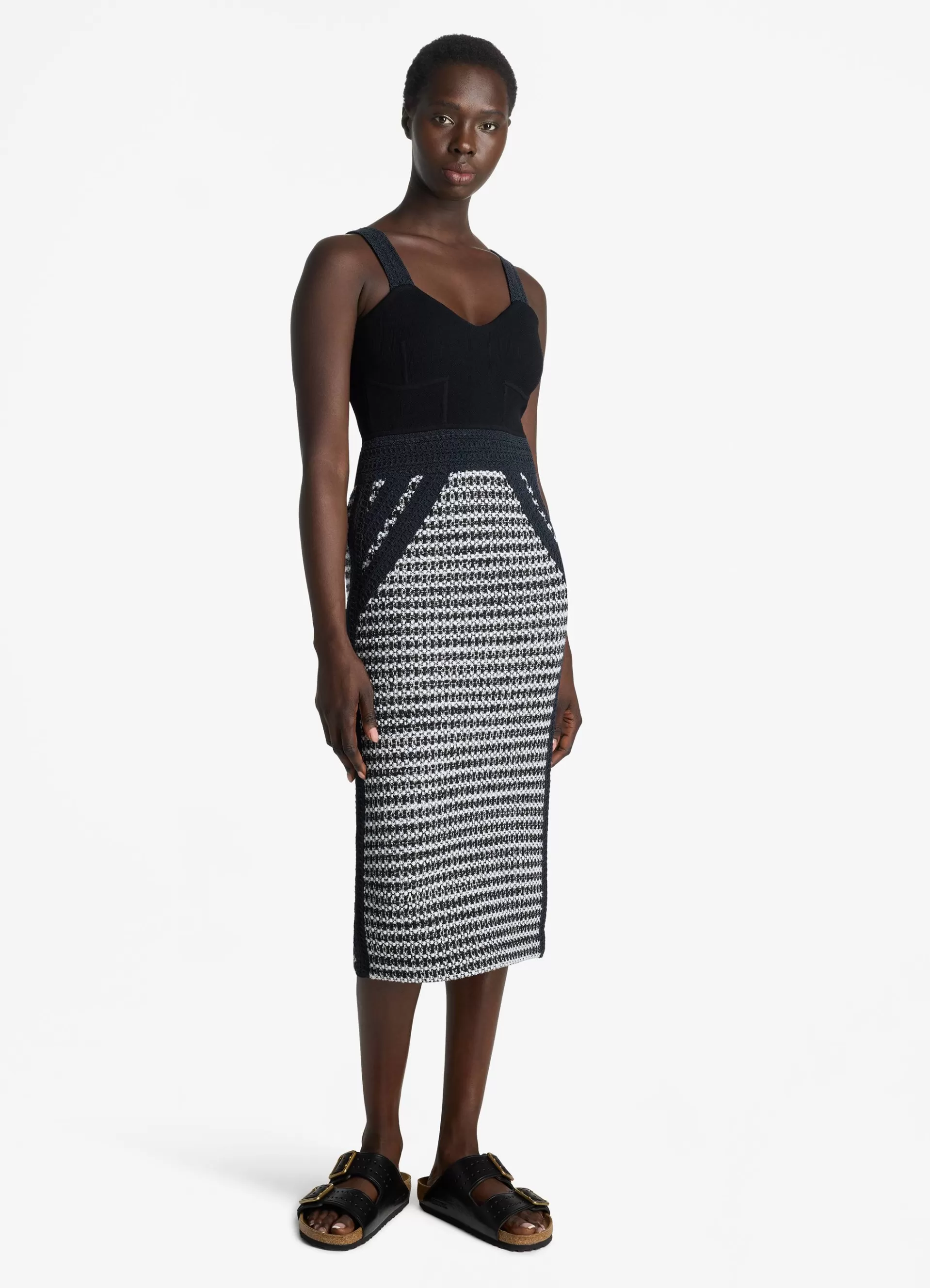 St. John Mixed Stretch Knit Dress | KNIT DRESSES | COORDINATING SETS