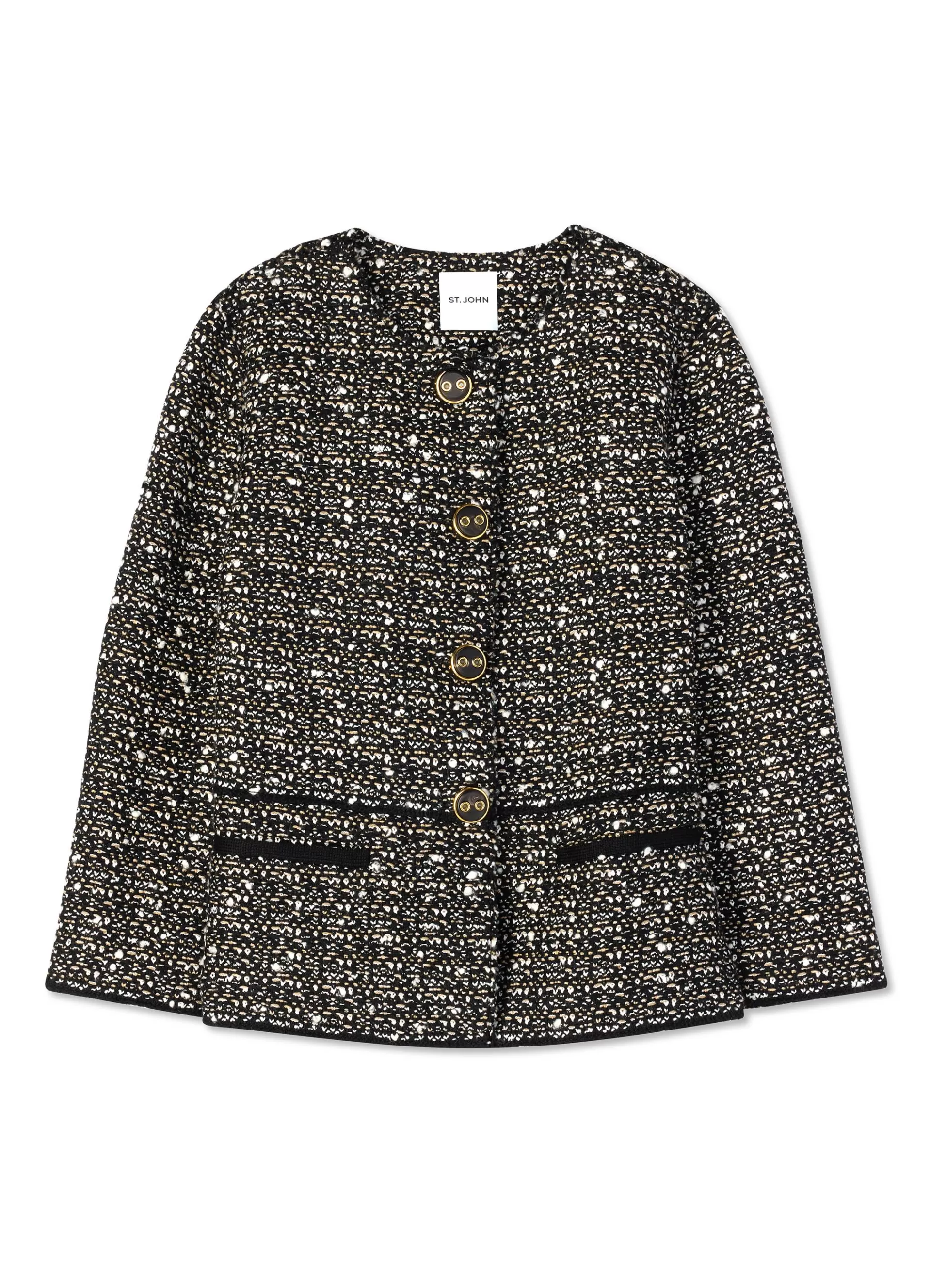 St. John Multi Slub Tweed Jacket | LIGHT JACKETS | JACKETS