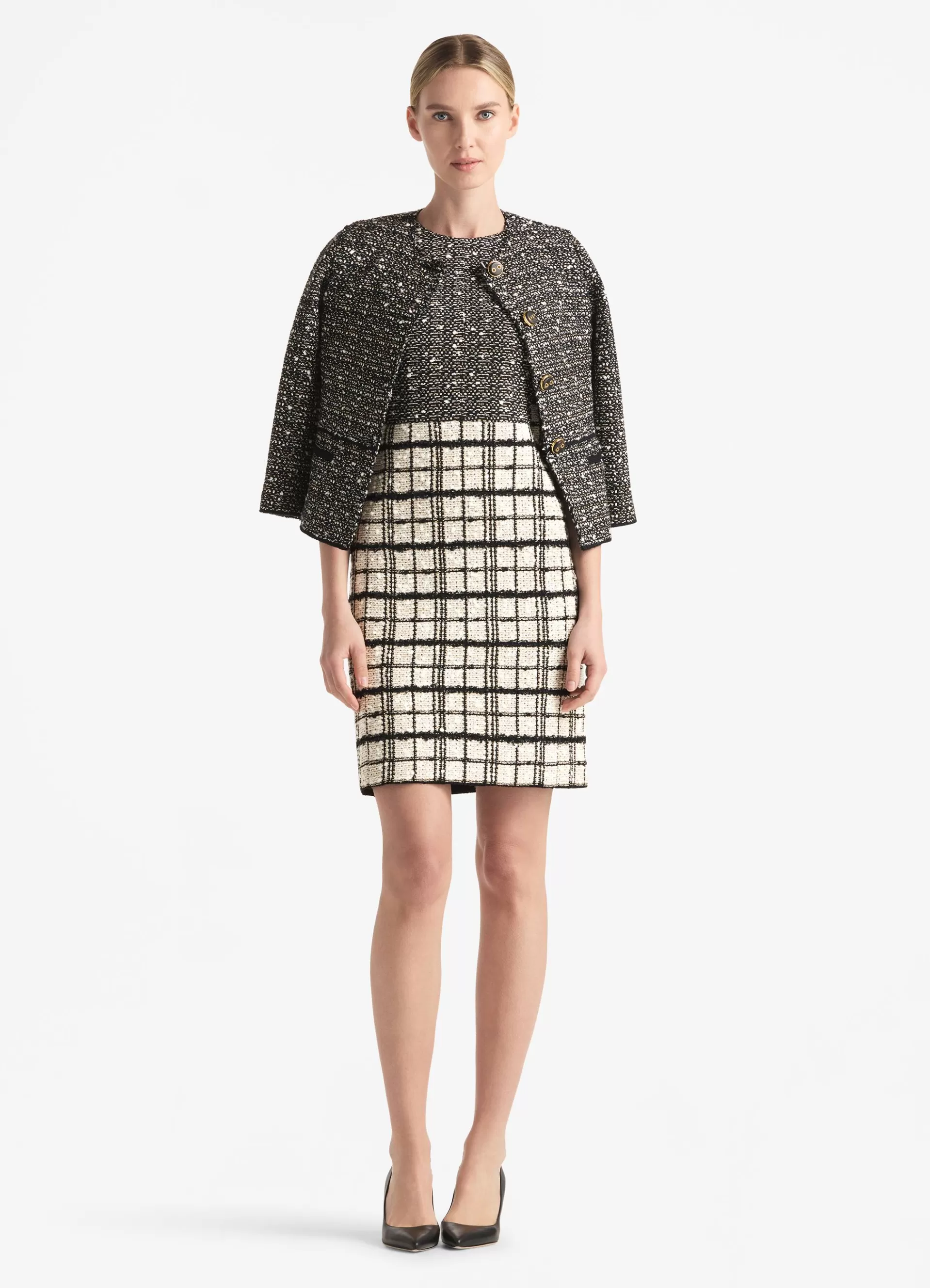 St. John Multi Slub Tweed Jacket | LIGHT JACKETS | JACKETS