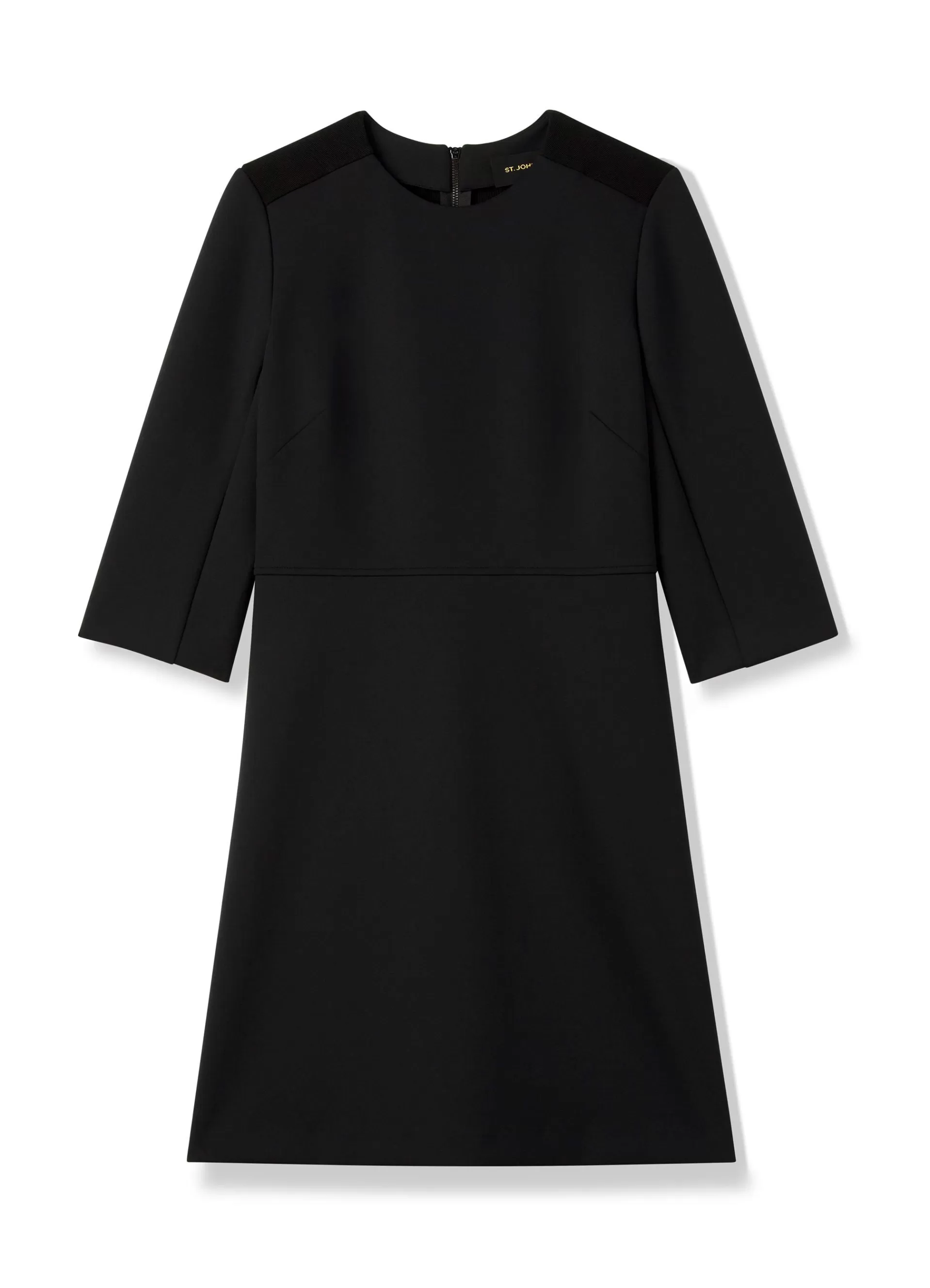 St. John Nylon Double Knit 3/4 Sleeve Dress | DRESSES | WORKWEAR DRESSES