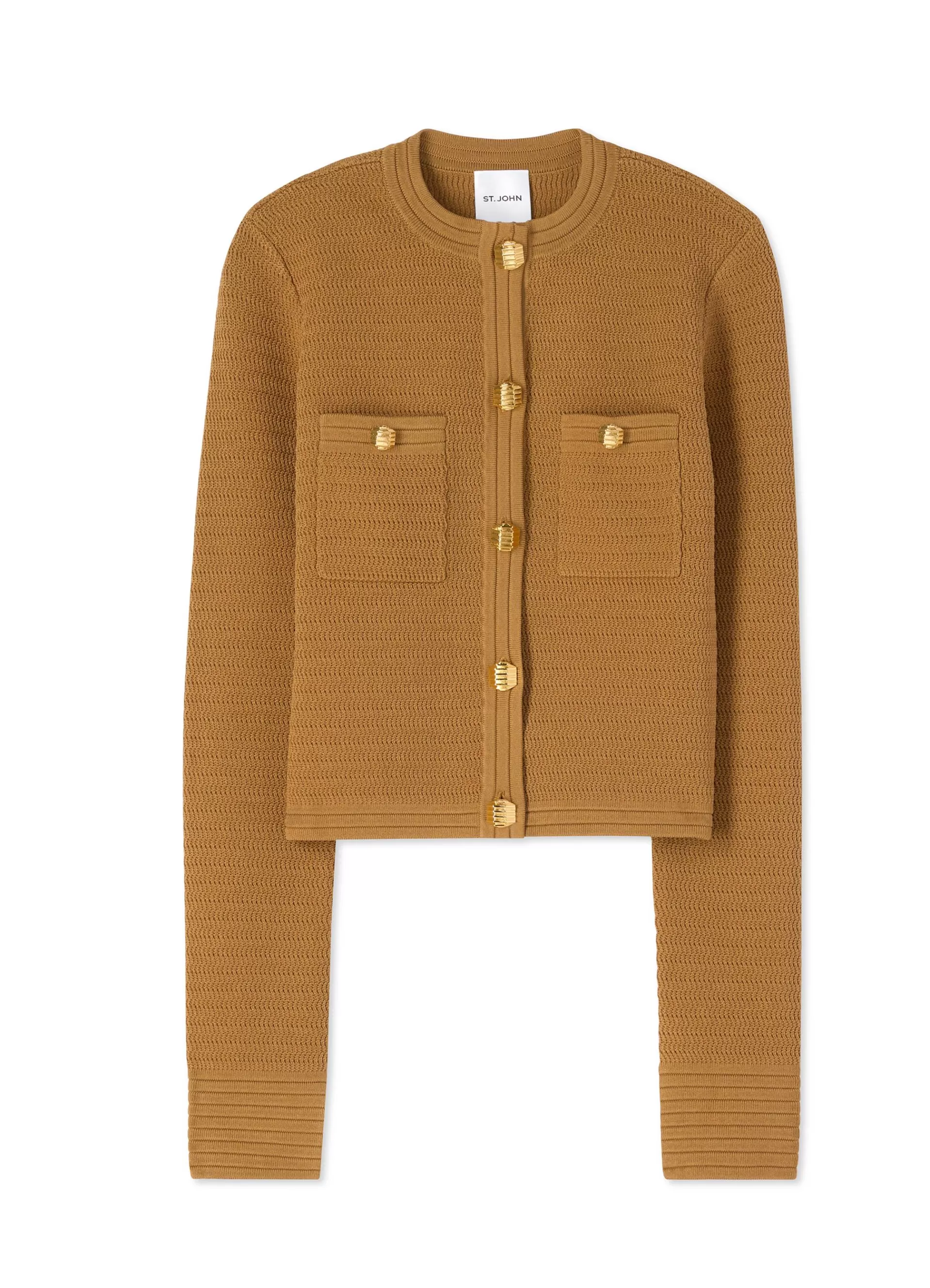 St. John Racking Stitch Knit Jacket | LIGHT JACKETS | JACKETS