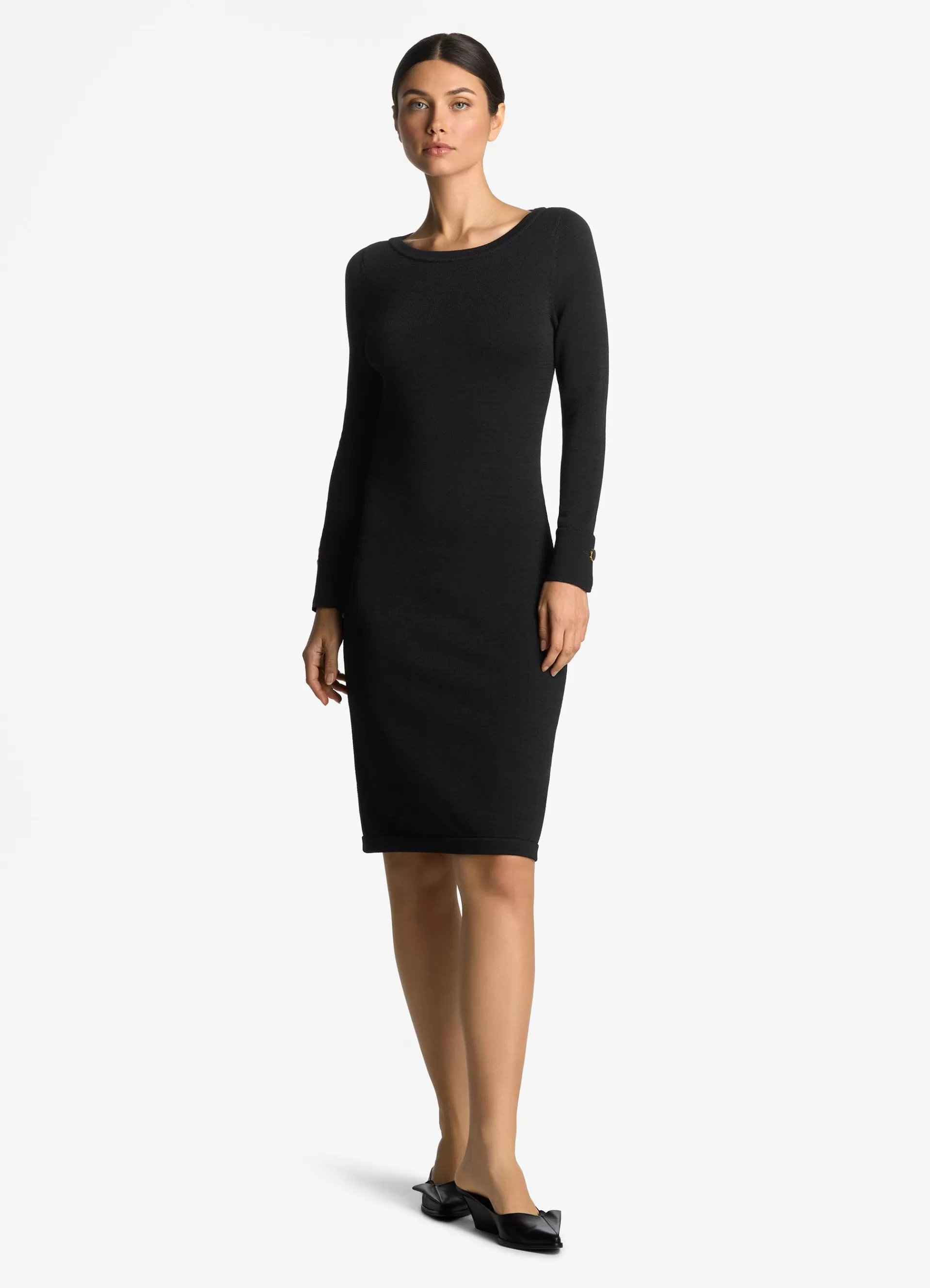 St. John Santiago Knit Bateau Dress | KNITWEAR | DAY DRESSES