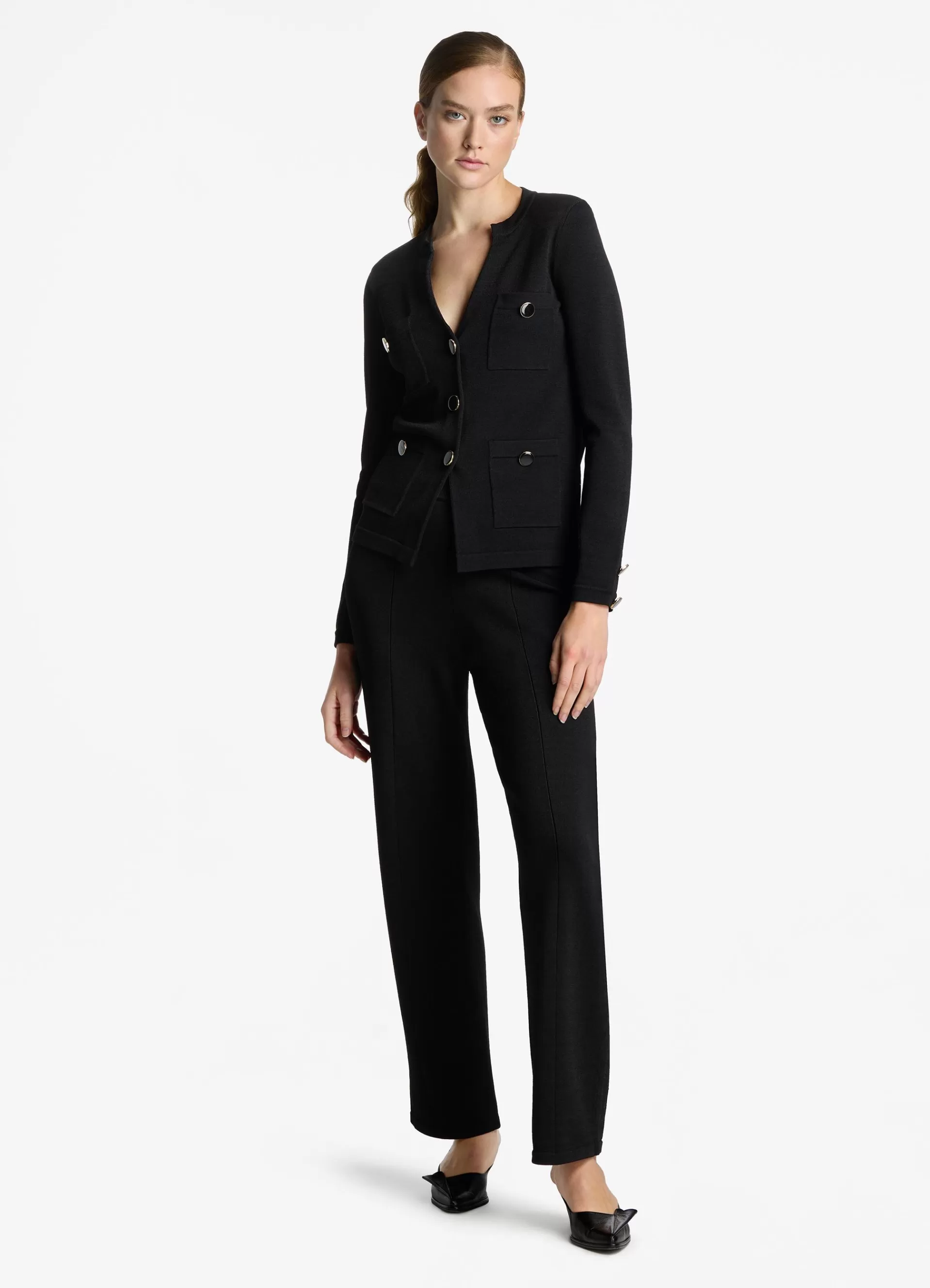 St. John Santiago Knit Button Jacket | KNITWEAR | COORDINATING SETS