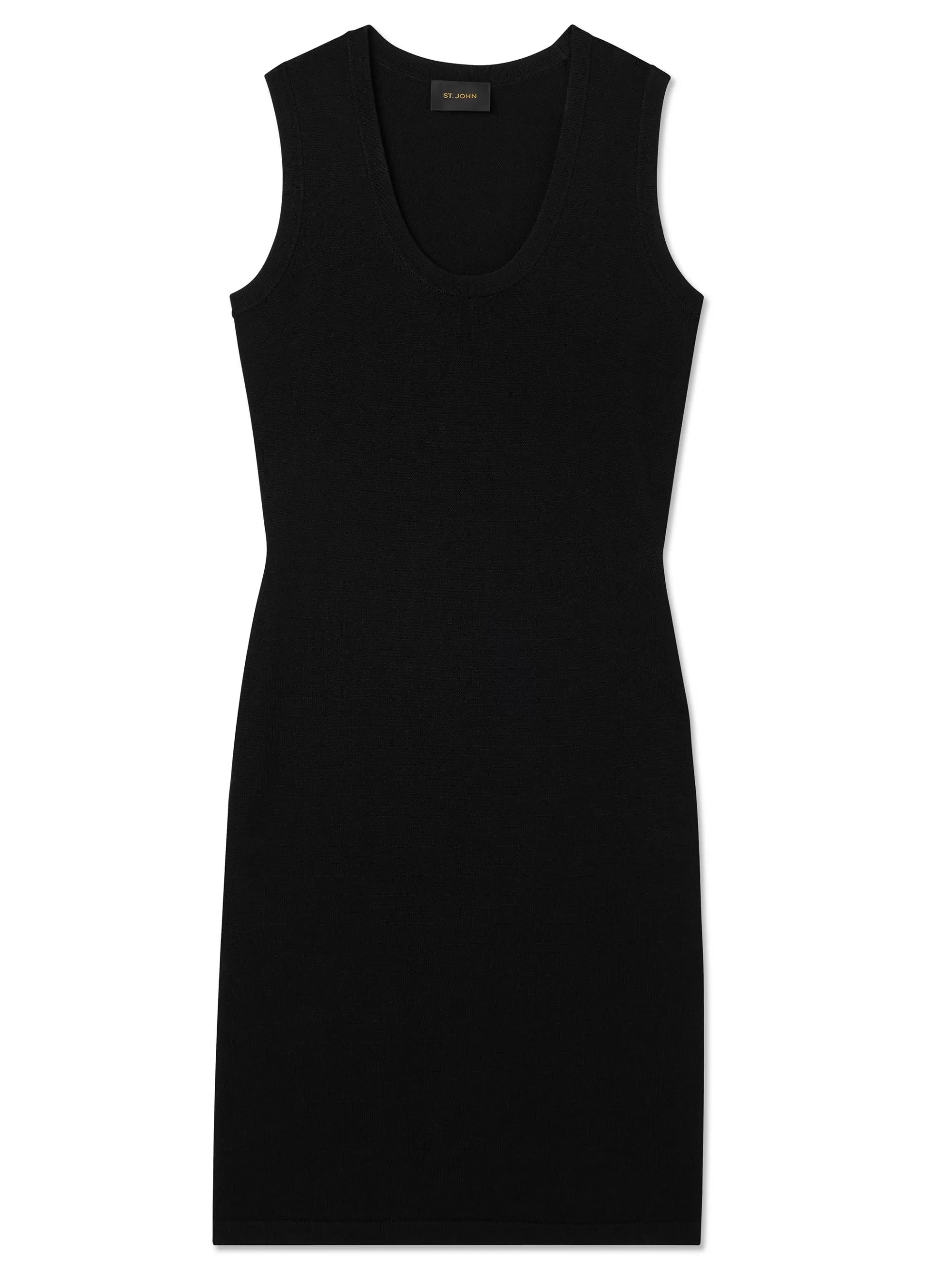 St. John Santiago Knit Scoop Neck Dress | KNITWEAR | DRESSES