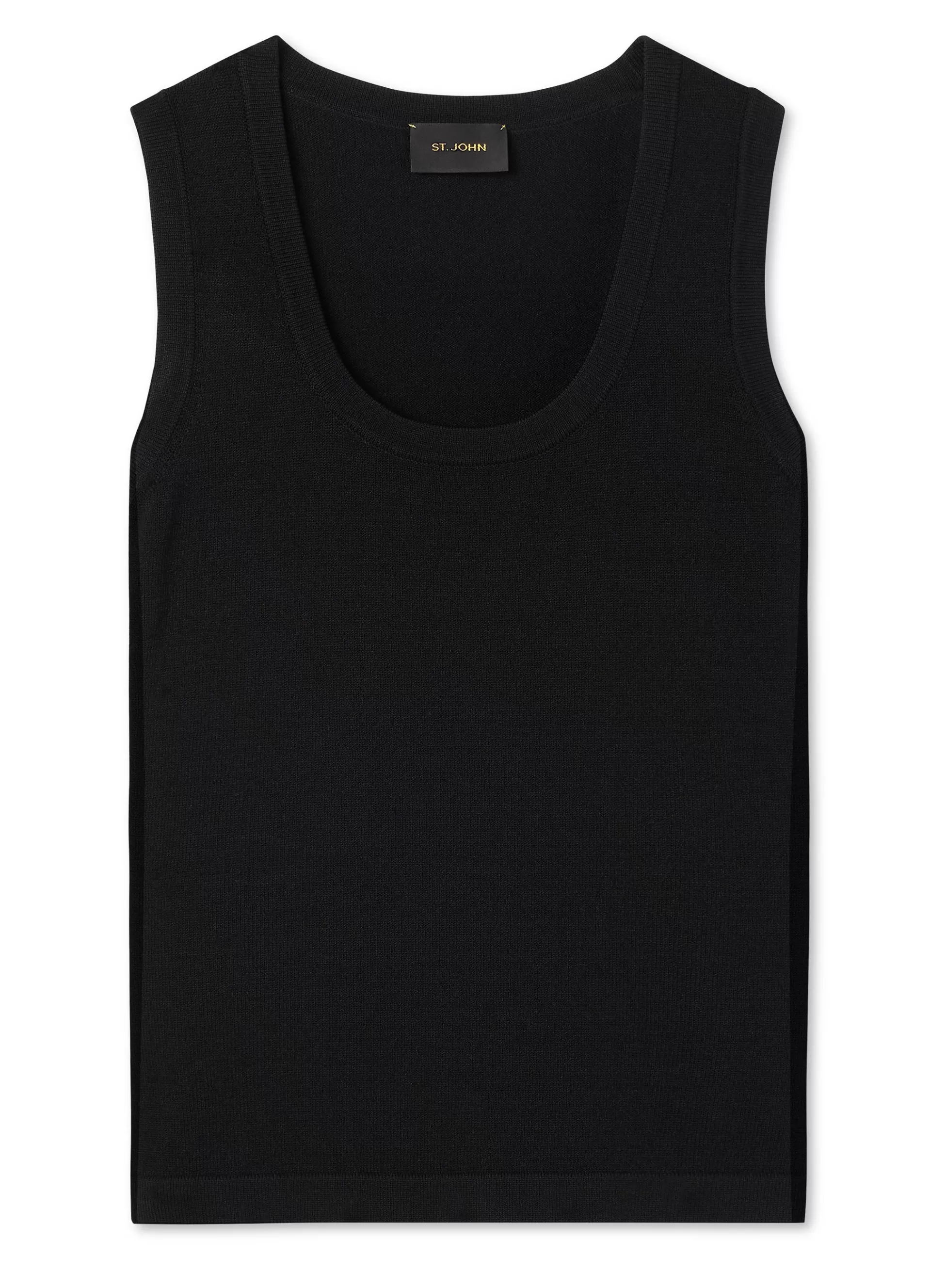 St. John Santiago Knit Scoop Neck Shell | KNITWEAR | TOPS & SHELLS