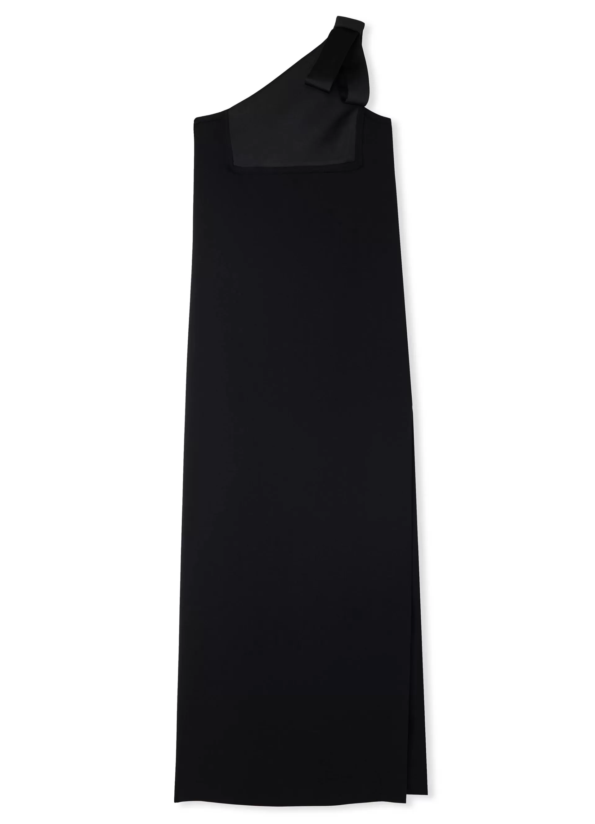 St. John Satin Back Crepe One Shoulder Gown | EVENING GOWNS | FORMAL & EVENING WEAR