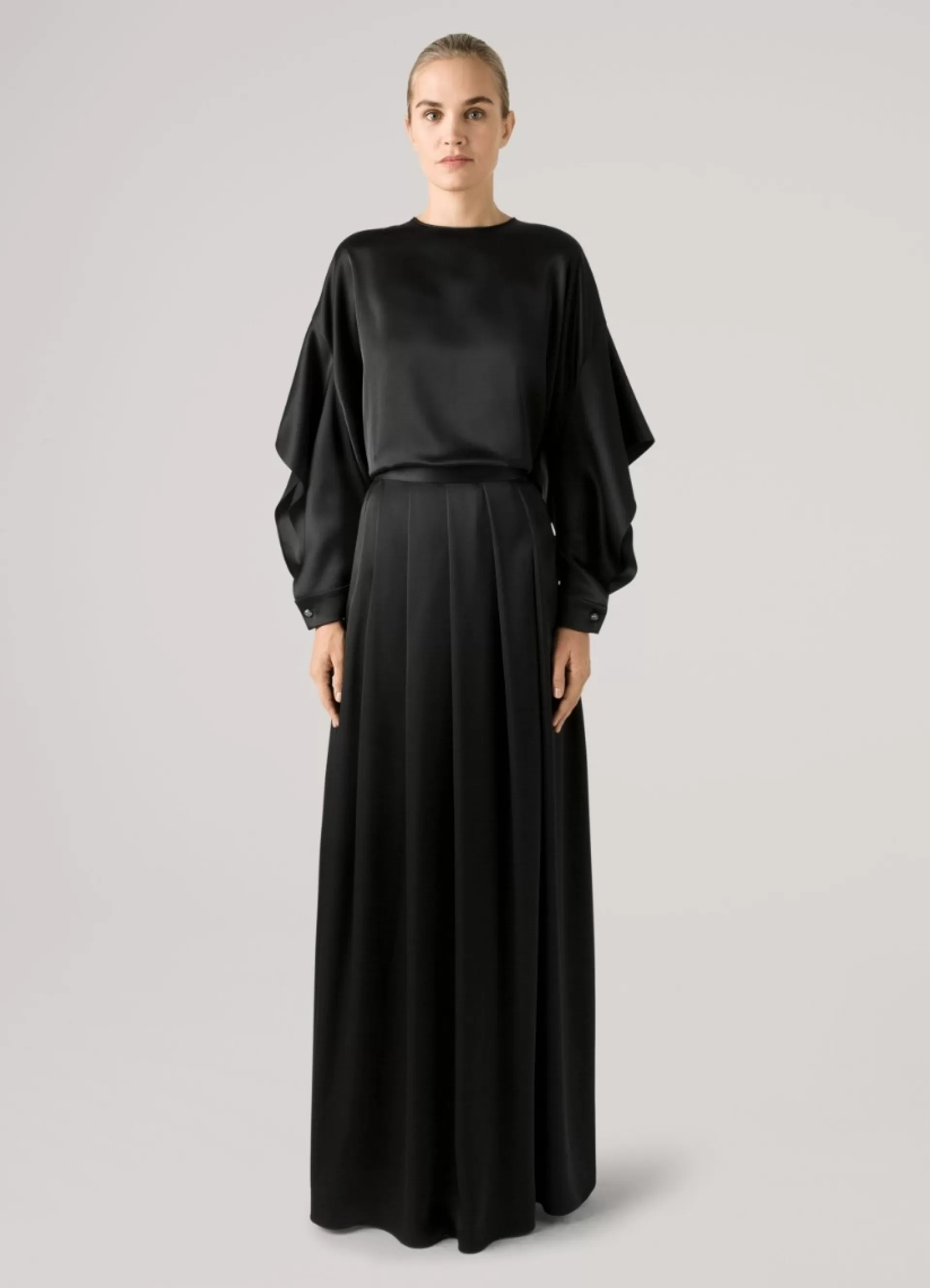 St. John Satin Open Back Top | COCKTAIL & PARTY | TOPS & SHELLS