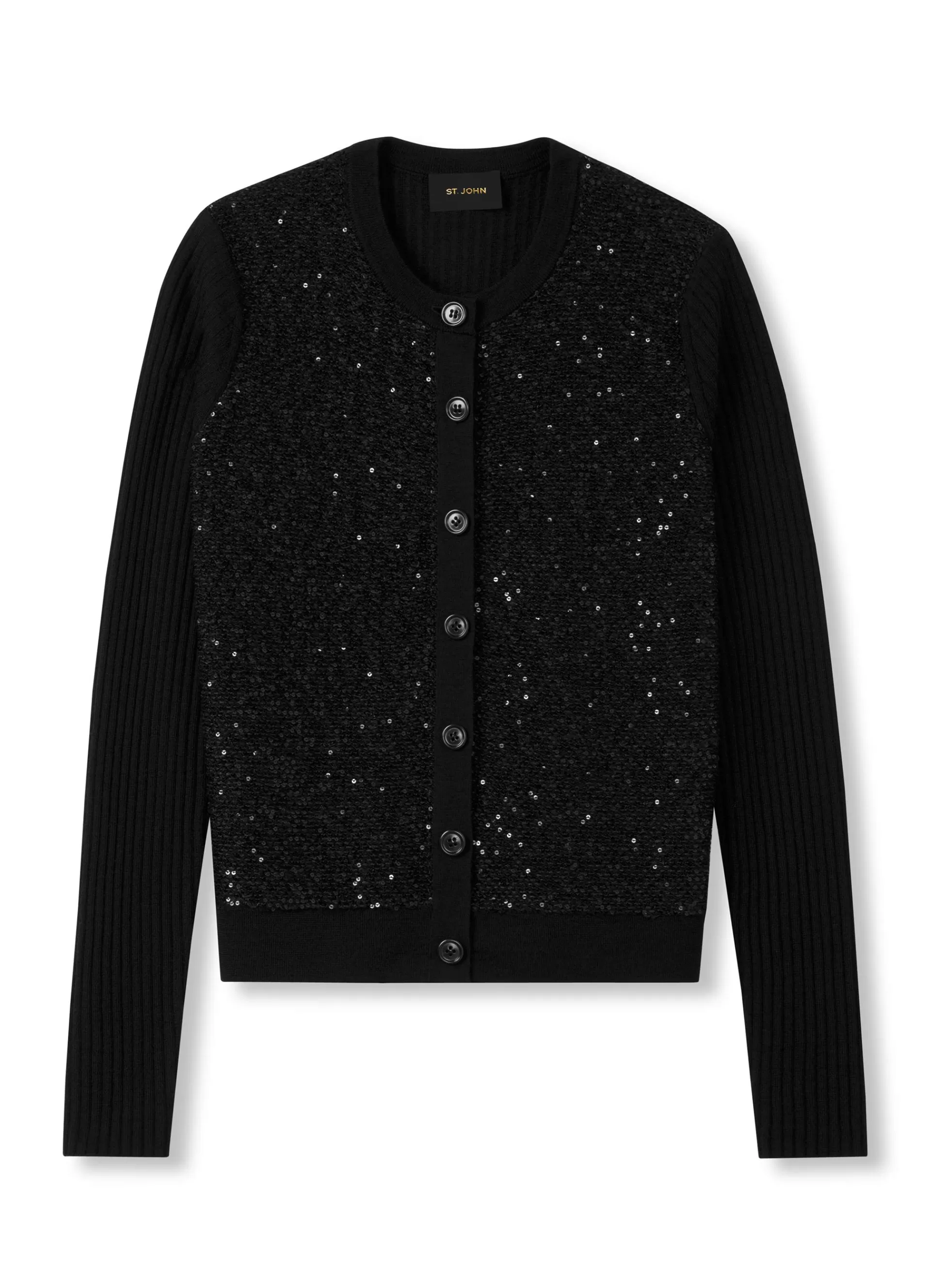 St. John Sequin Knit Cardigan | KNITWEAR | SWEATERS