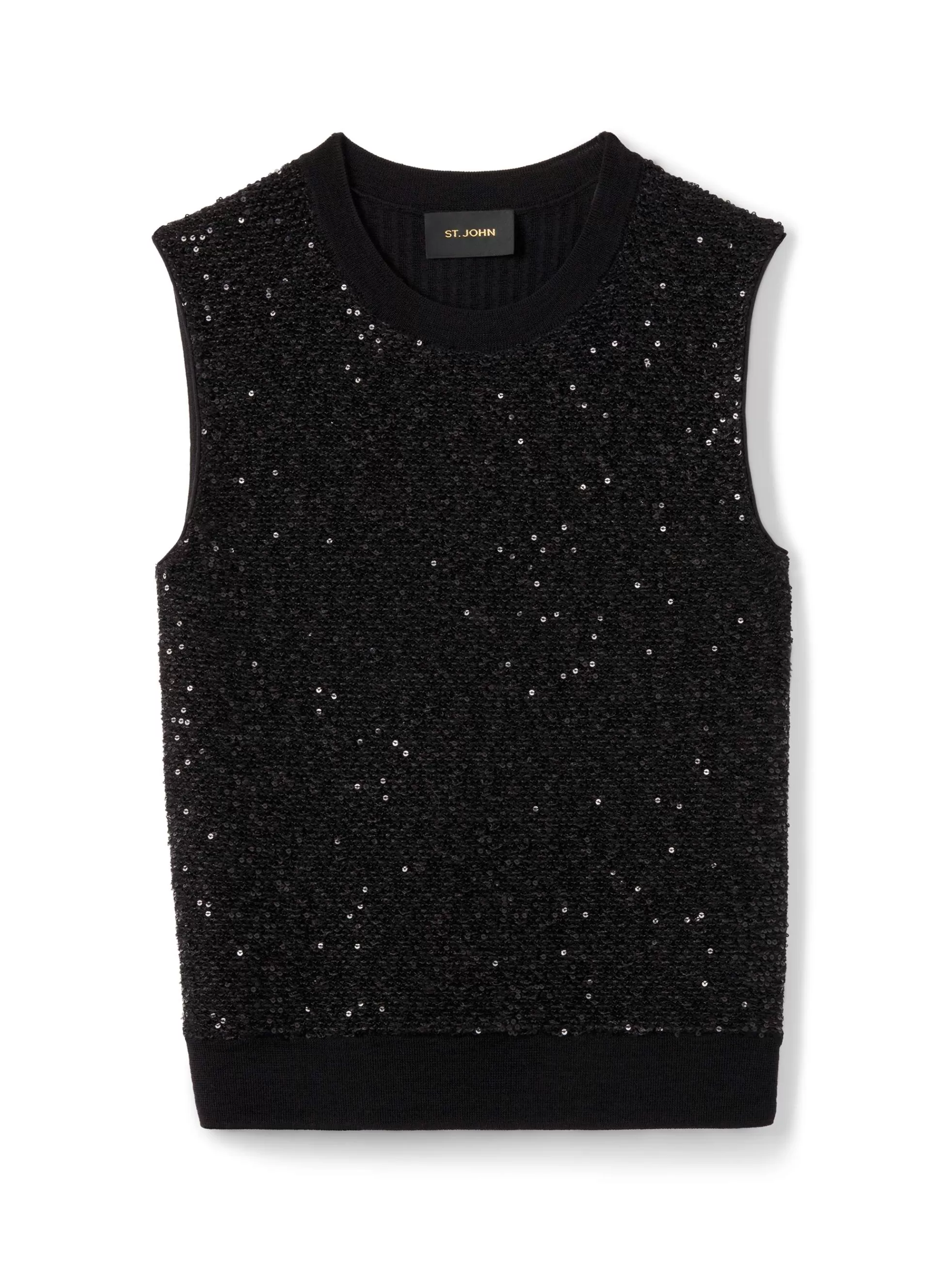 St. John Sequin Knit Shell | KNITWEAR | TOPS & SHELLS
