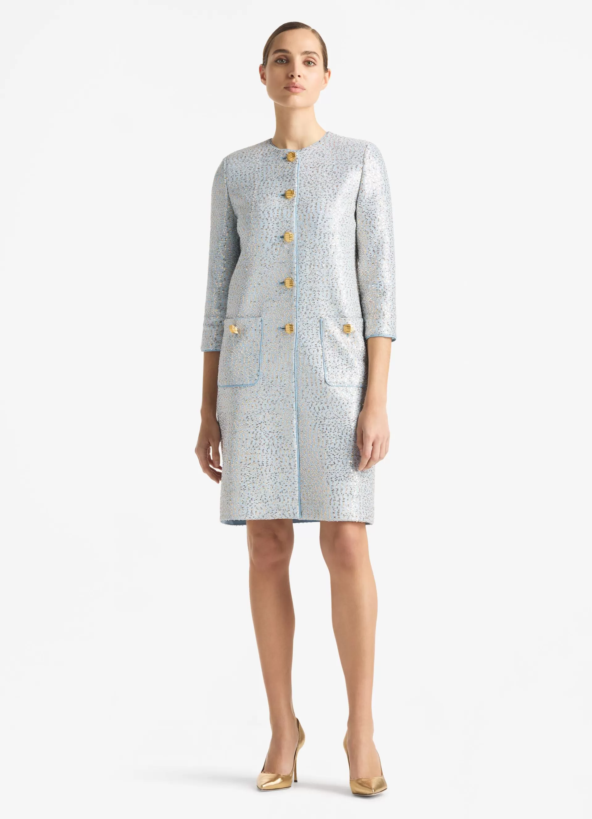 St. John Sequin Knit Topper | JACKETS