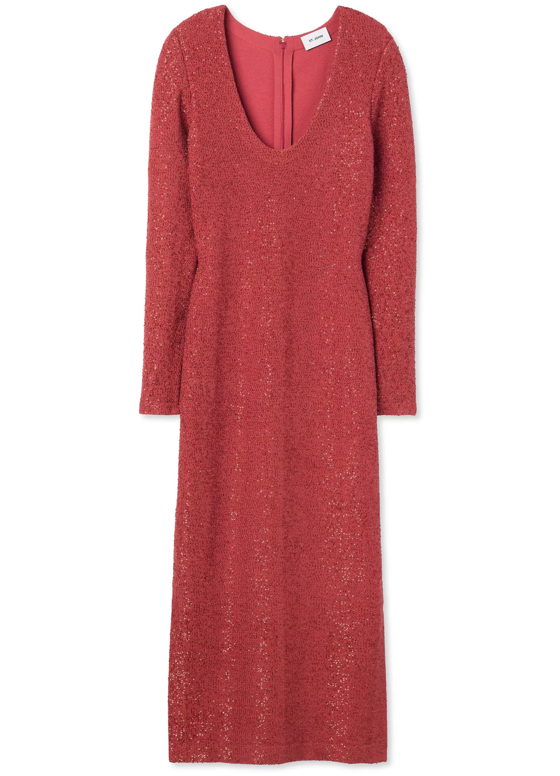 St. John Sequin Knit V-Neck Dress | COCKTAIL & PARTY | COCKTAIL & PARTY