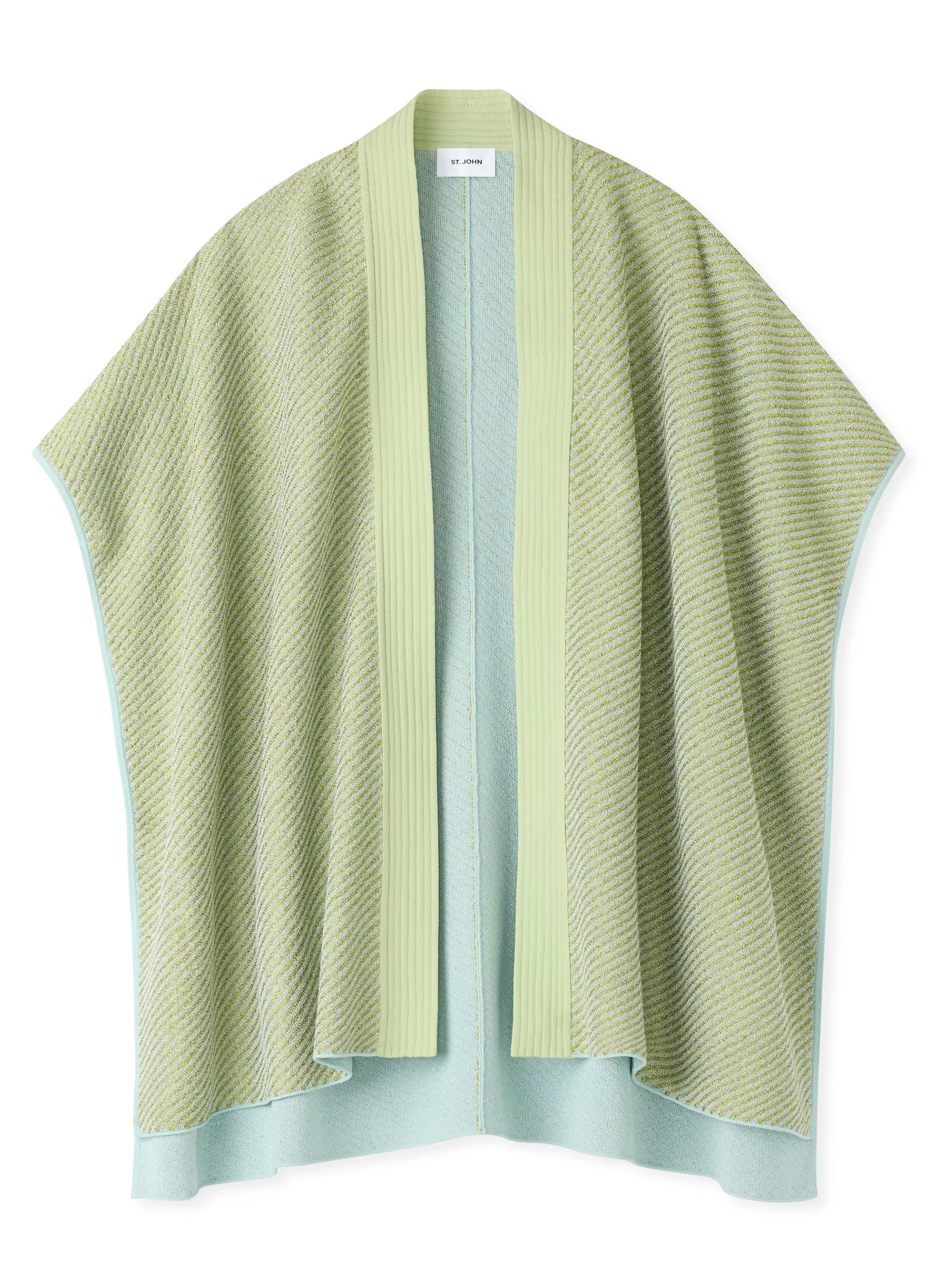St. John Sequin Stretch Twill Knit Cape | MATCHING SETS | FORMAL & EVENING WEAR