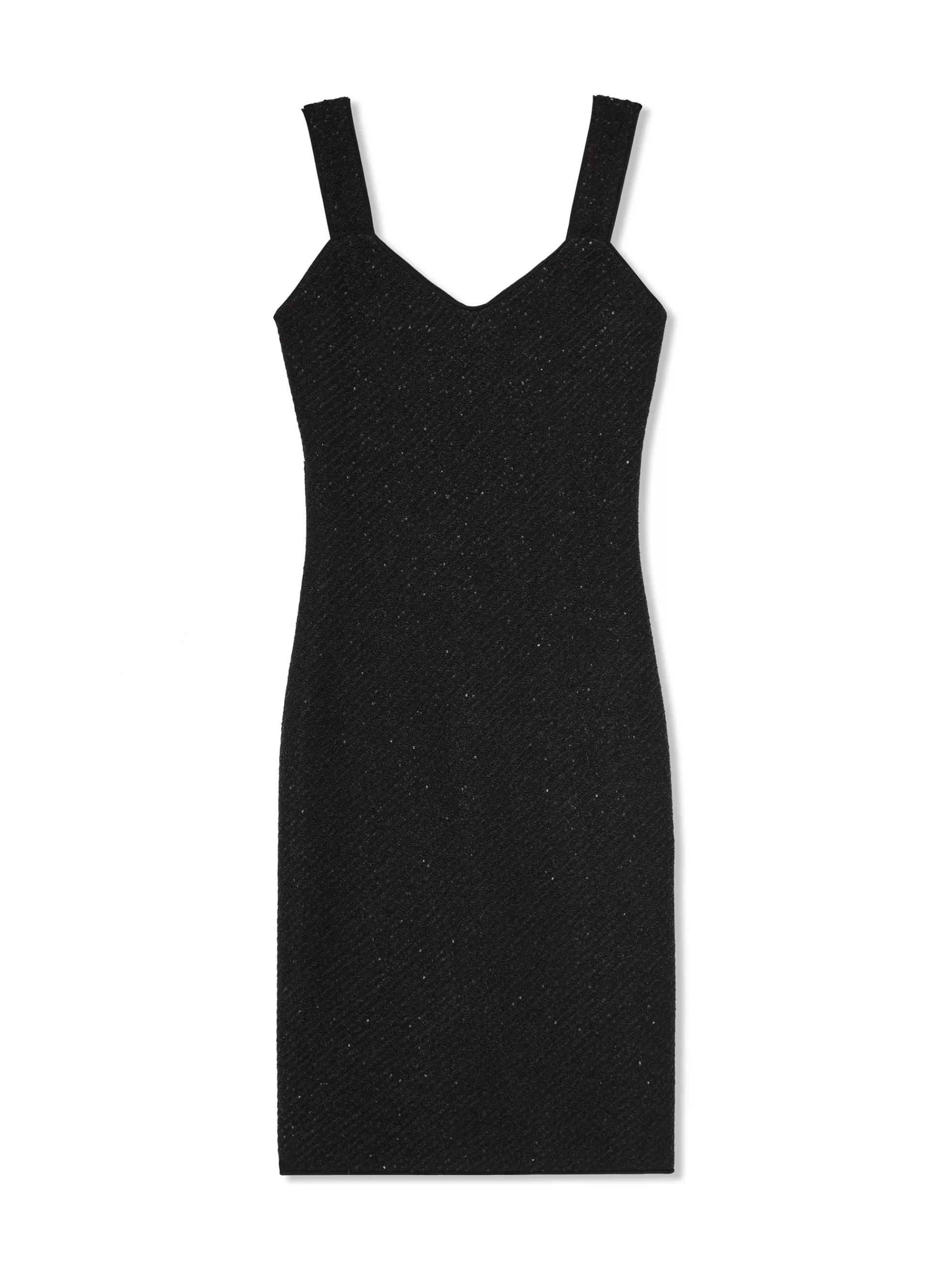 St. John Sequin Twill Knit Sleeveless Dress | EVENING WEAR | DRESSES