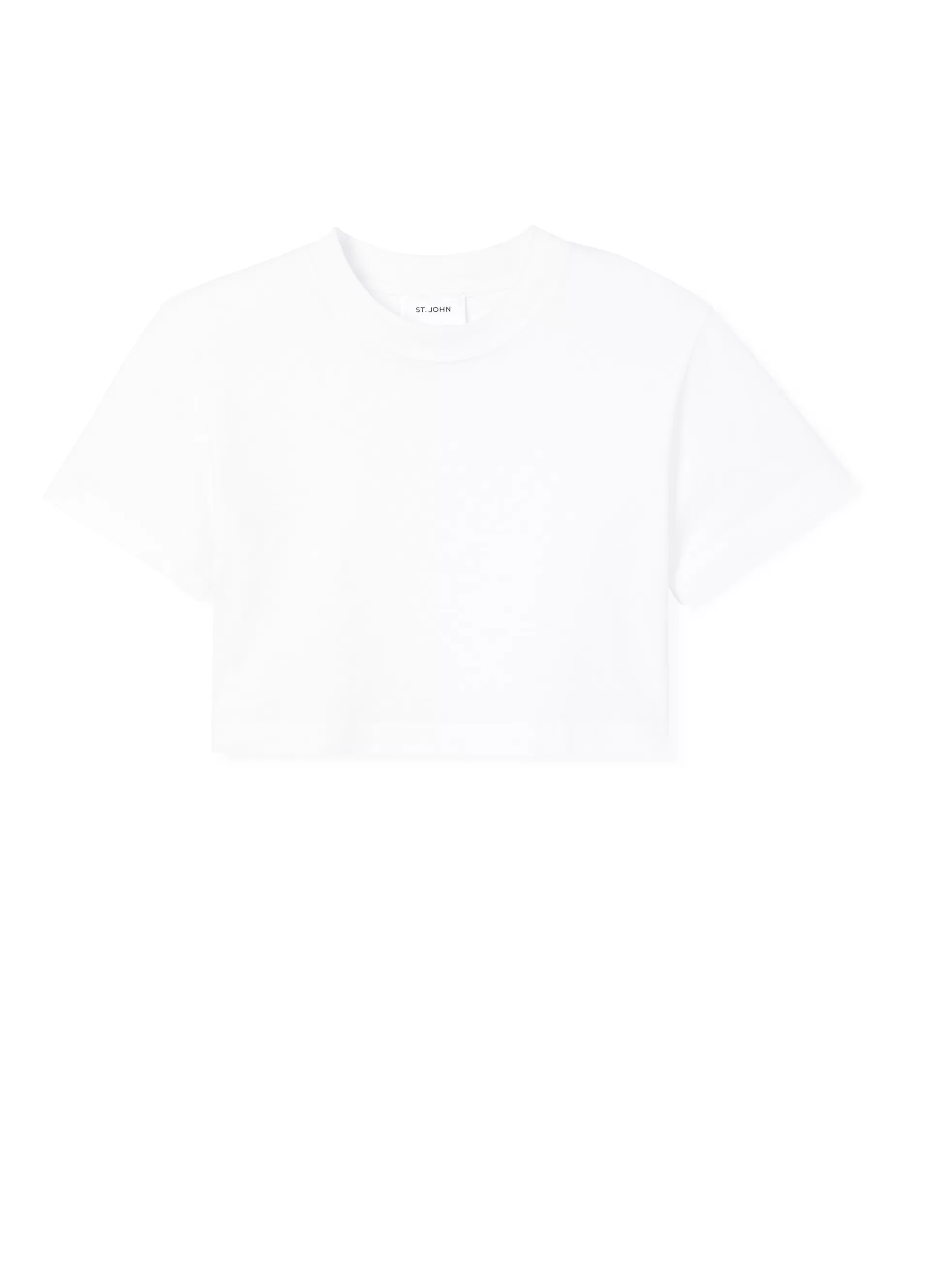 St. John Short Sleeve Jersey Cropped Top | TRANSITIONAL CLOTHING | TOPS & SHELLS