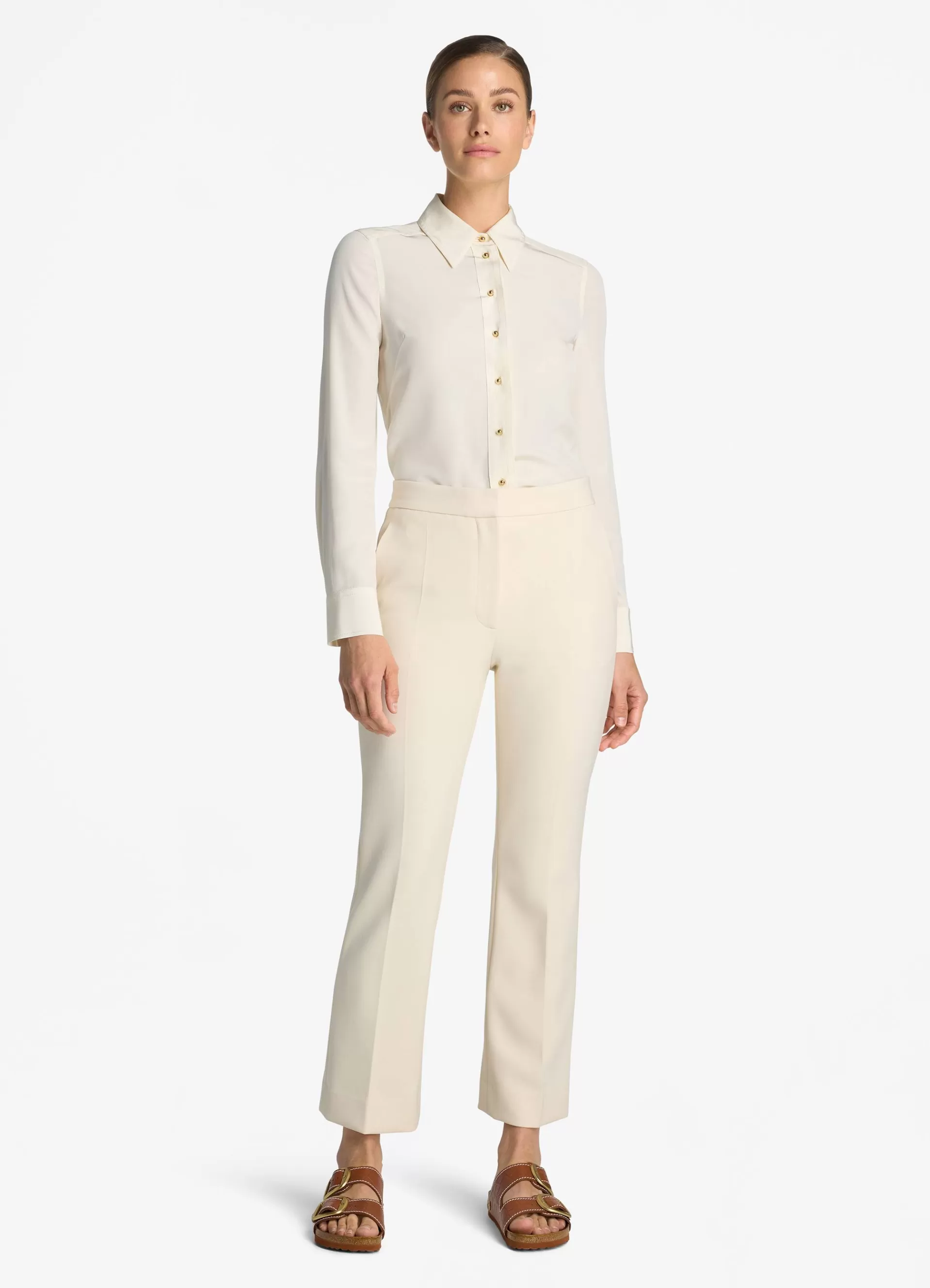 St. John Signature Stretch Crepe Suiting Pant | PANTS