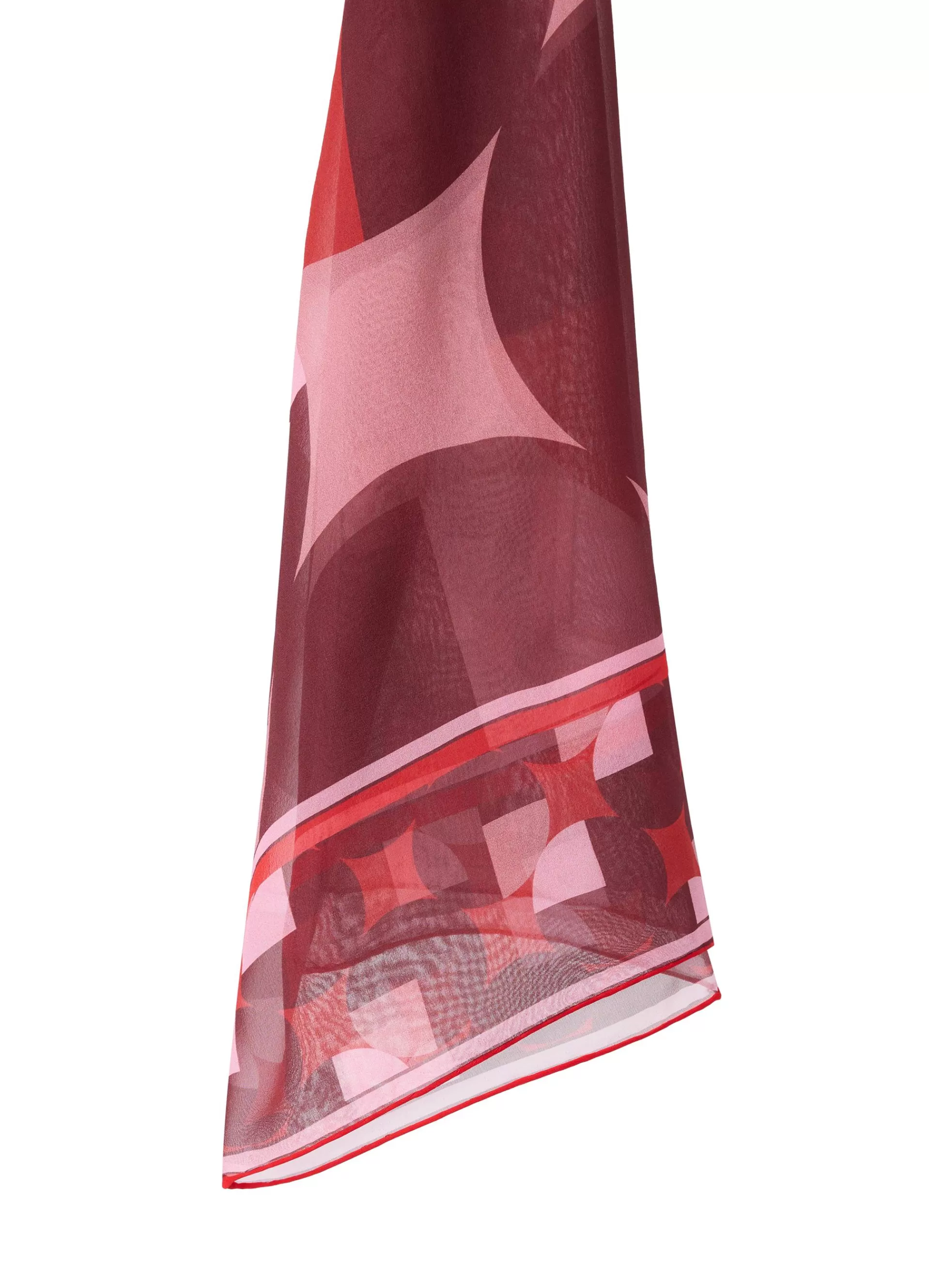 St. John SJ Logo Bold Geo Silk Twill Scarf | SCARVES