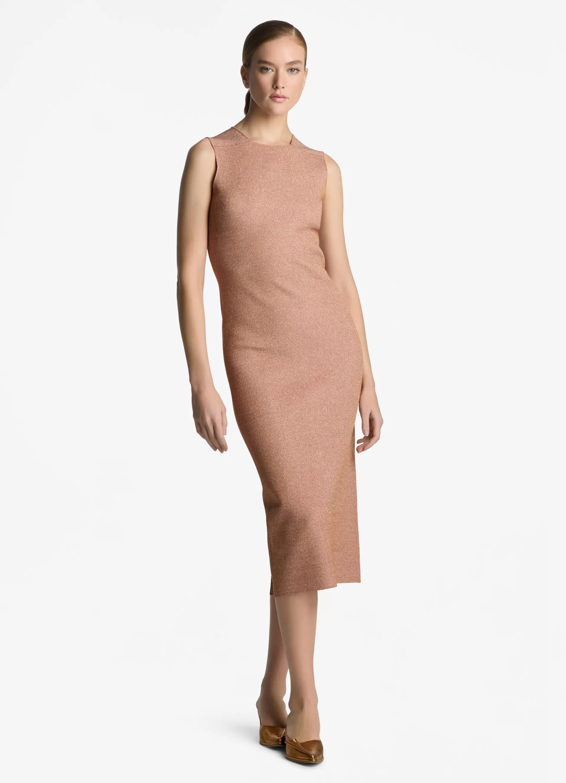 St. John Sleeveless Lurex Knit Dress | COCKTAIL & PARTY | COORDINATING SETS