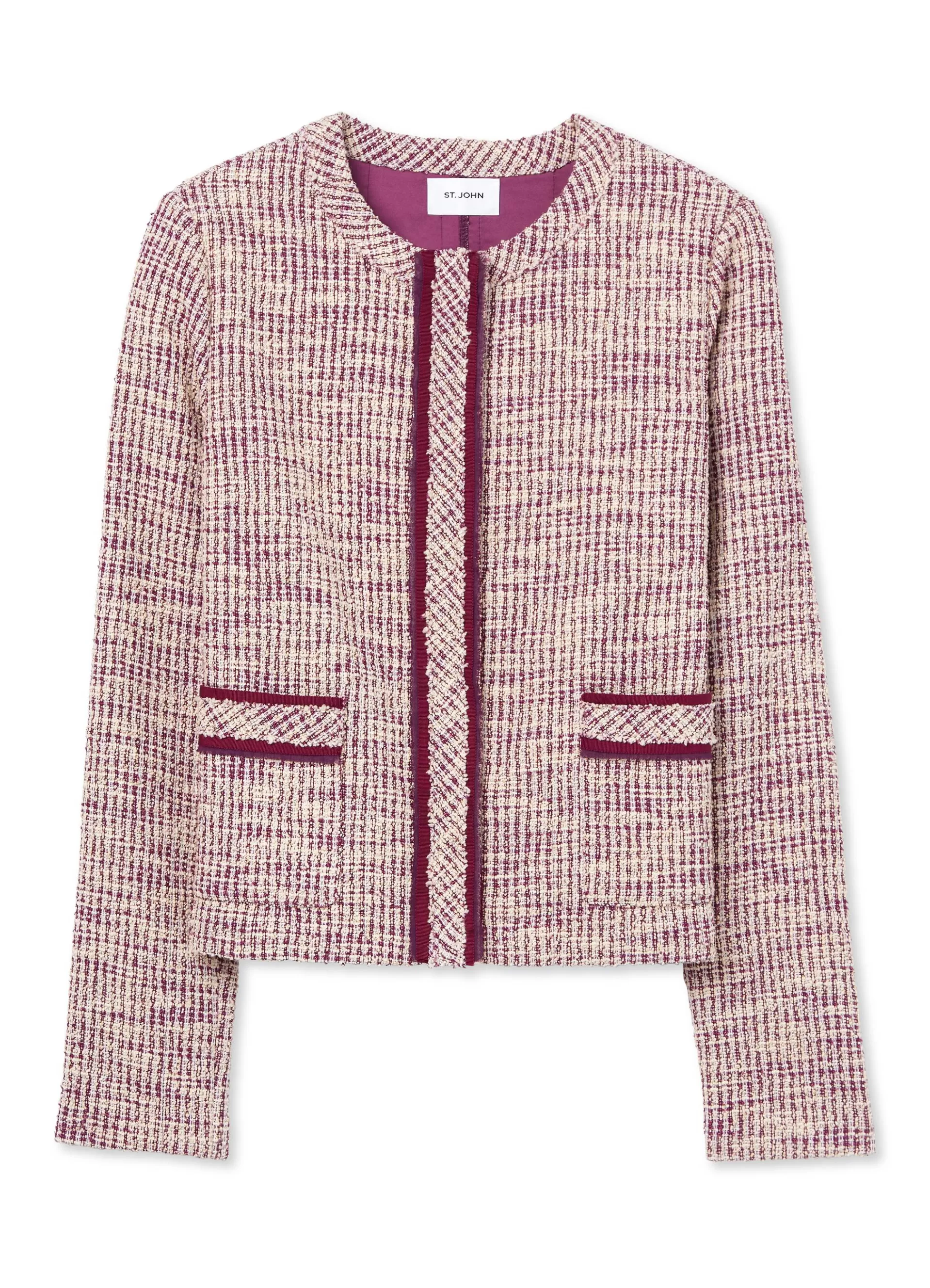 St. John Slub Mouliné Knit Jacket | COORDINATING SETS | LIGHT JACKETS