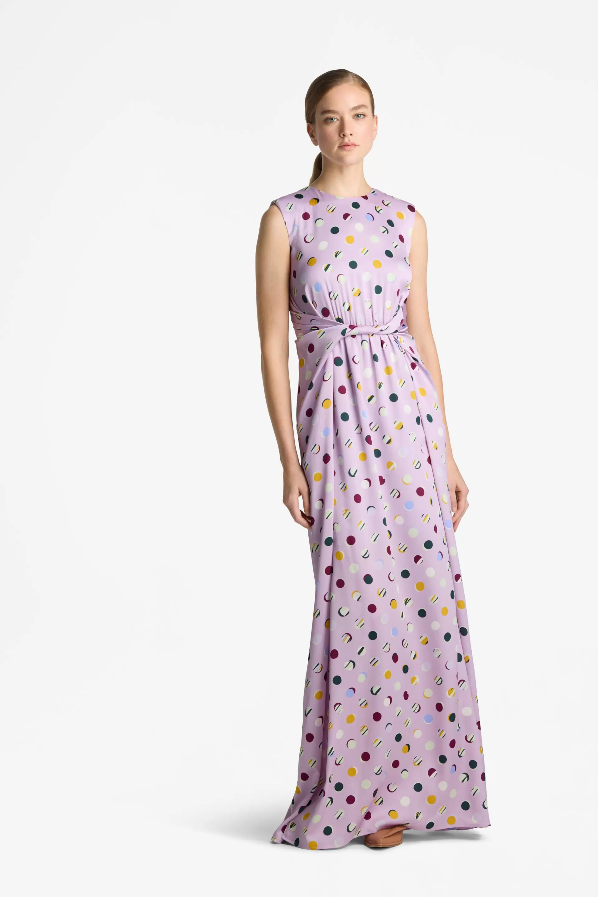 St. John Small Collage Dot Maxi Dress | DAY DRESSES | COCKTAIL & PARTY