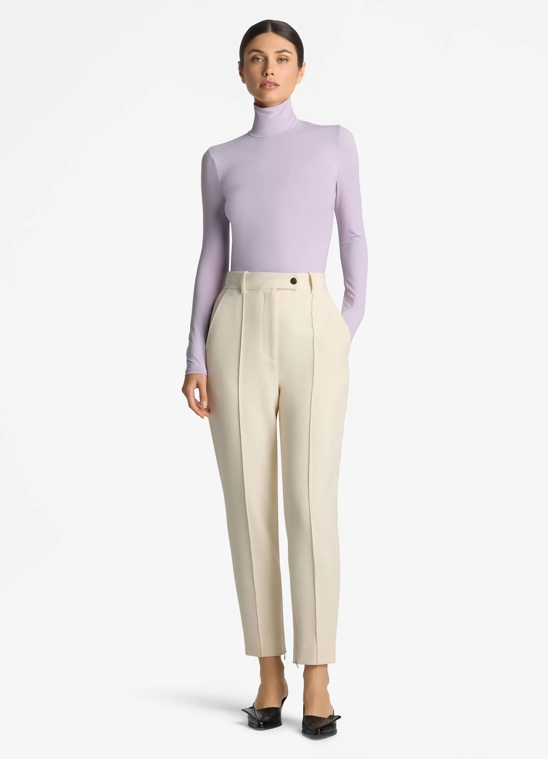 St. John Solid Nuda Turtleneck | TRANSITIONAL CLOTHING | TOPS & SHELLS