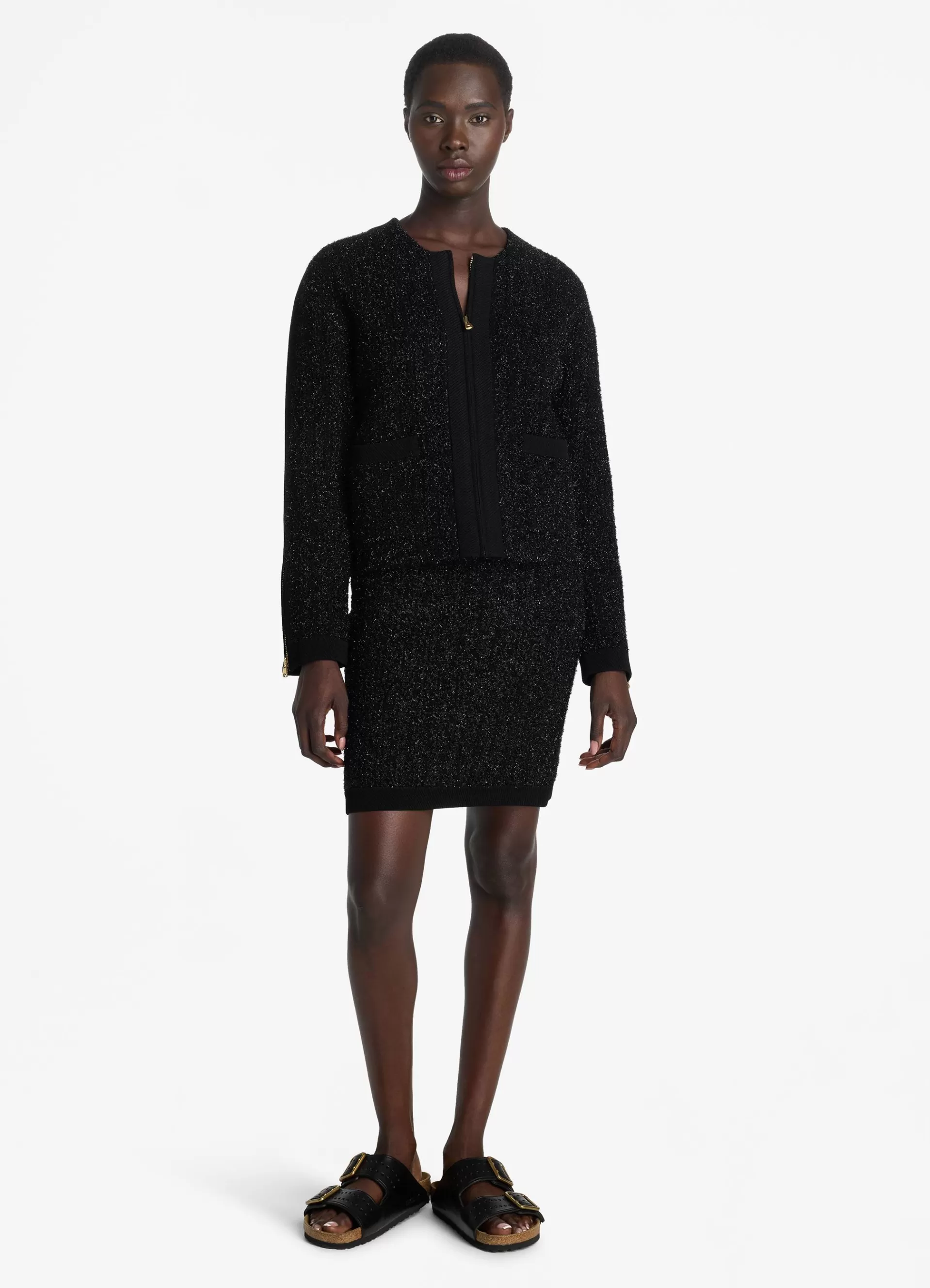 St. John Sparkly Stretch Knit Jacket | COORDINATING SETS | JACKETS