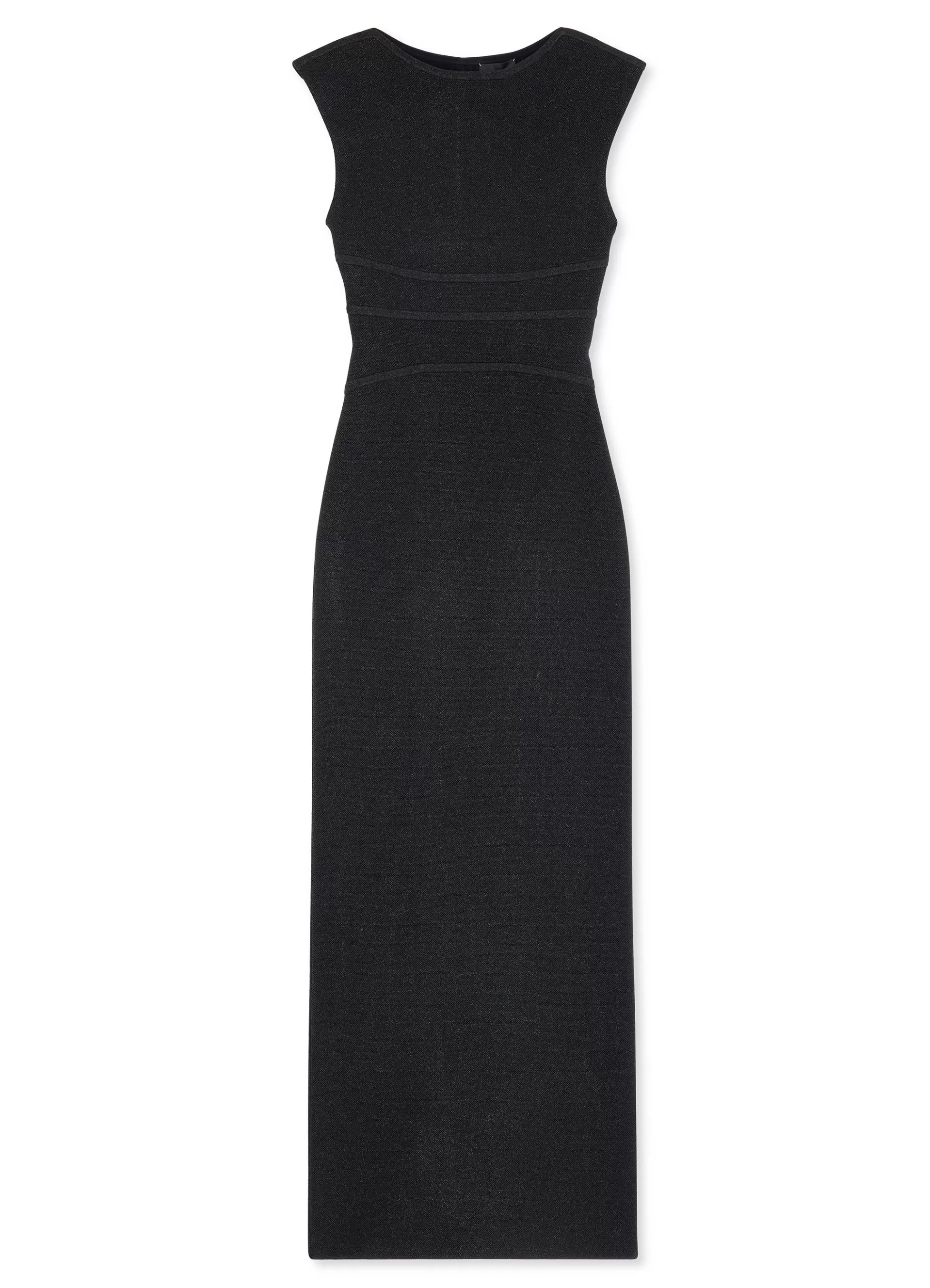 St. John Stretch Lurex Piqué Cap Sleeve Gown | EVENING WEAR | DRESSES