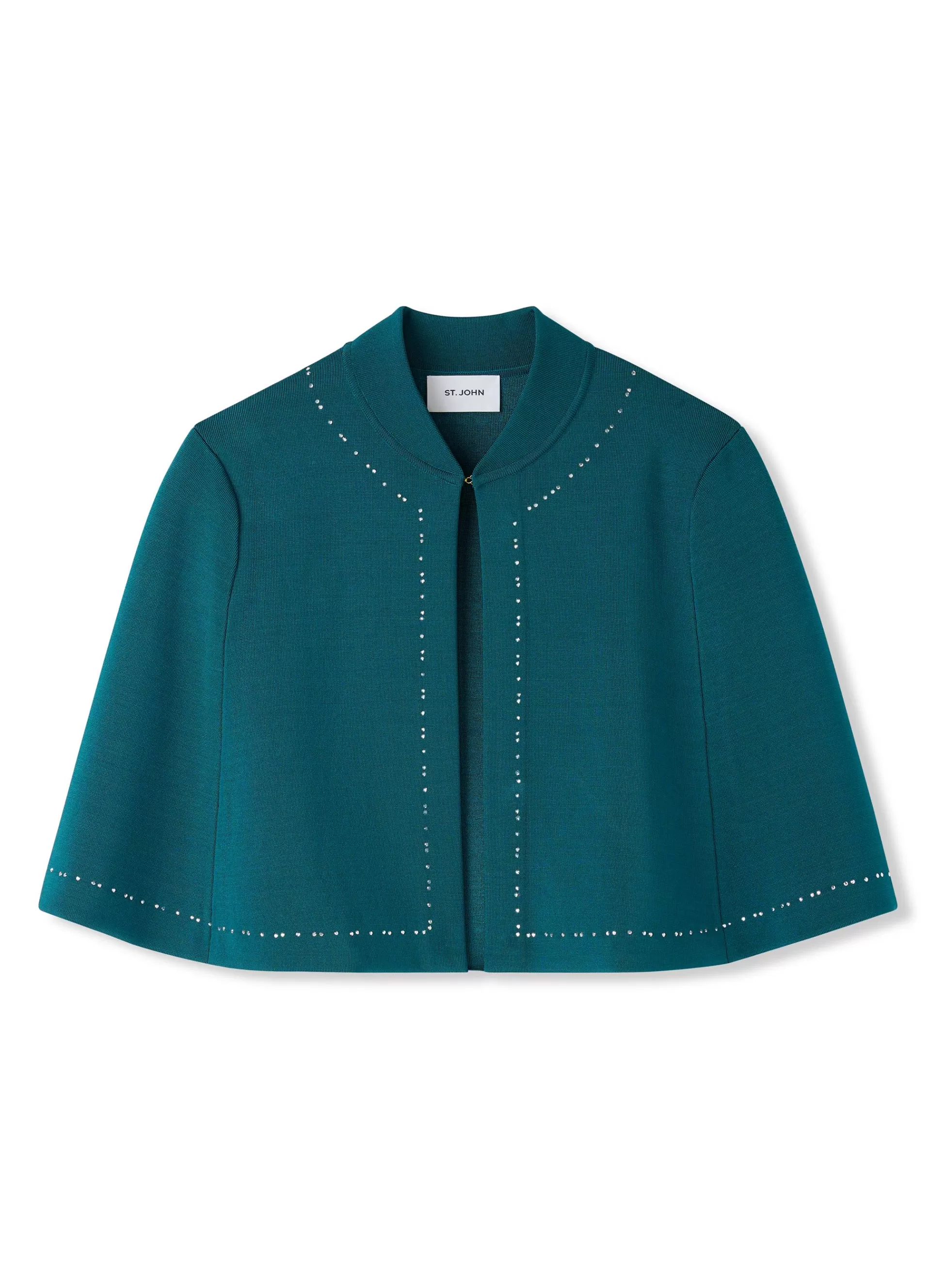 St. John Stretch Pique Knit Embellished Cape | CAPES & WRAPS | MATCHING SETS