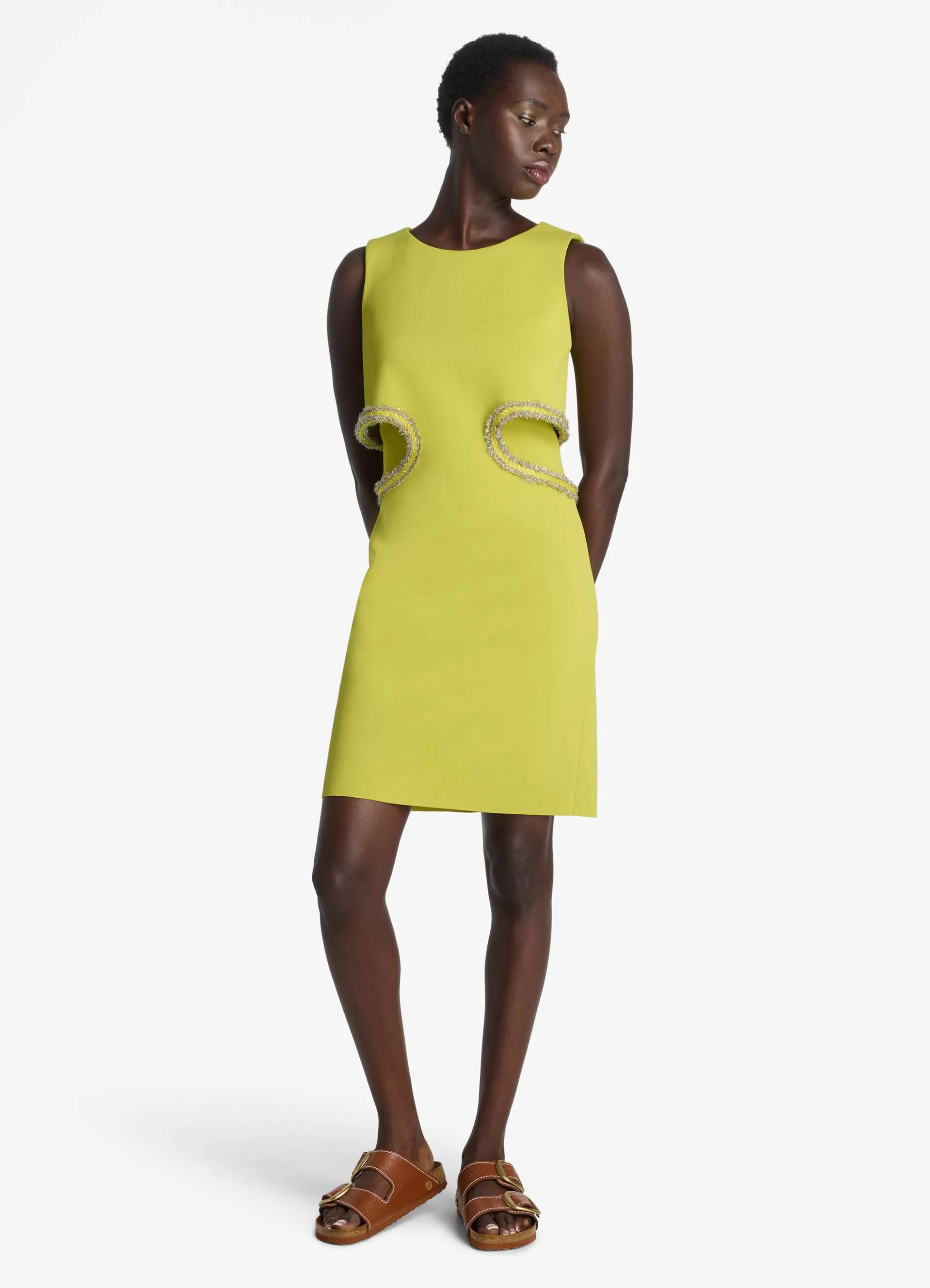St. John Stretch Viscose Cut-Out Top Frame Dress | COCKTAIL & PARTY | COCKTAIL & PARTY