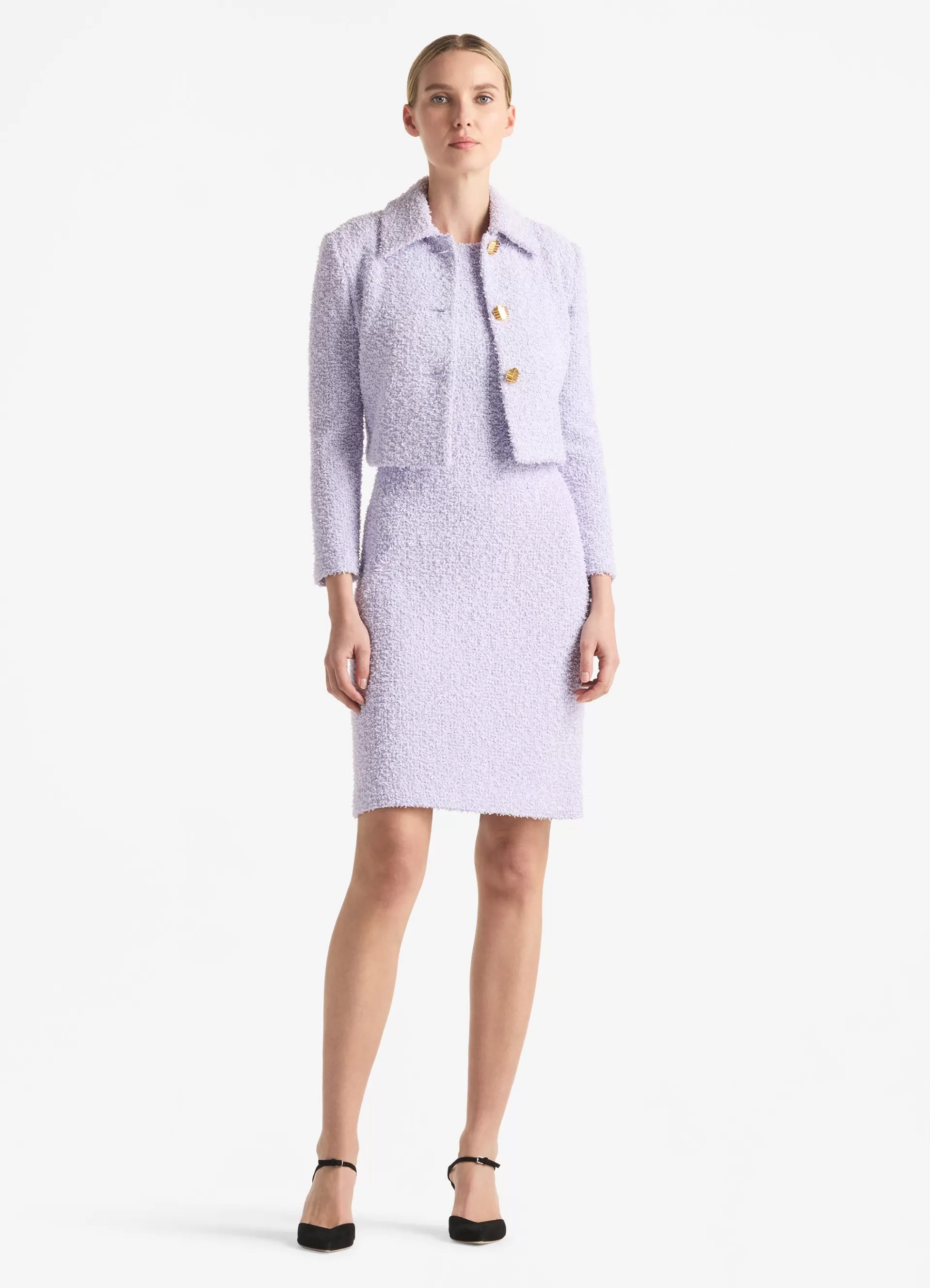 St. John Textured Eyelash Knit Jacket | LIGHT JACKETS | JACKETS