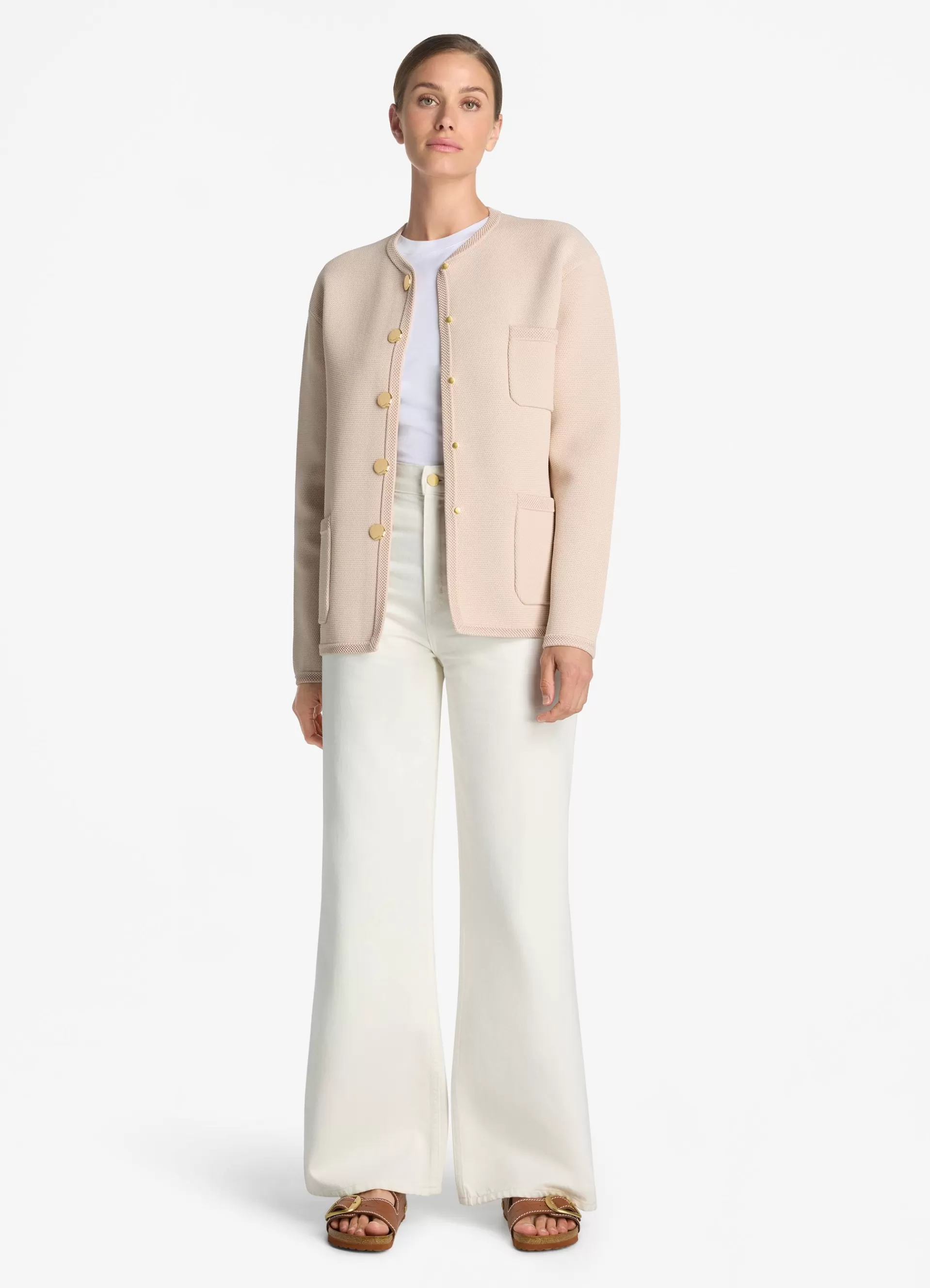 St. John Textured Stretch Twill Jacket | COORDINATING SETS | JACKETS