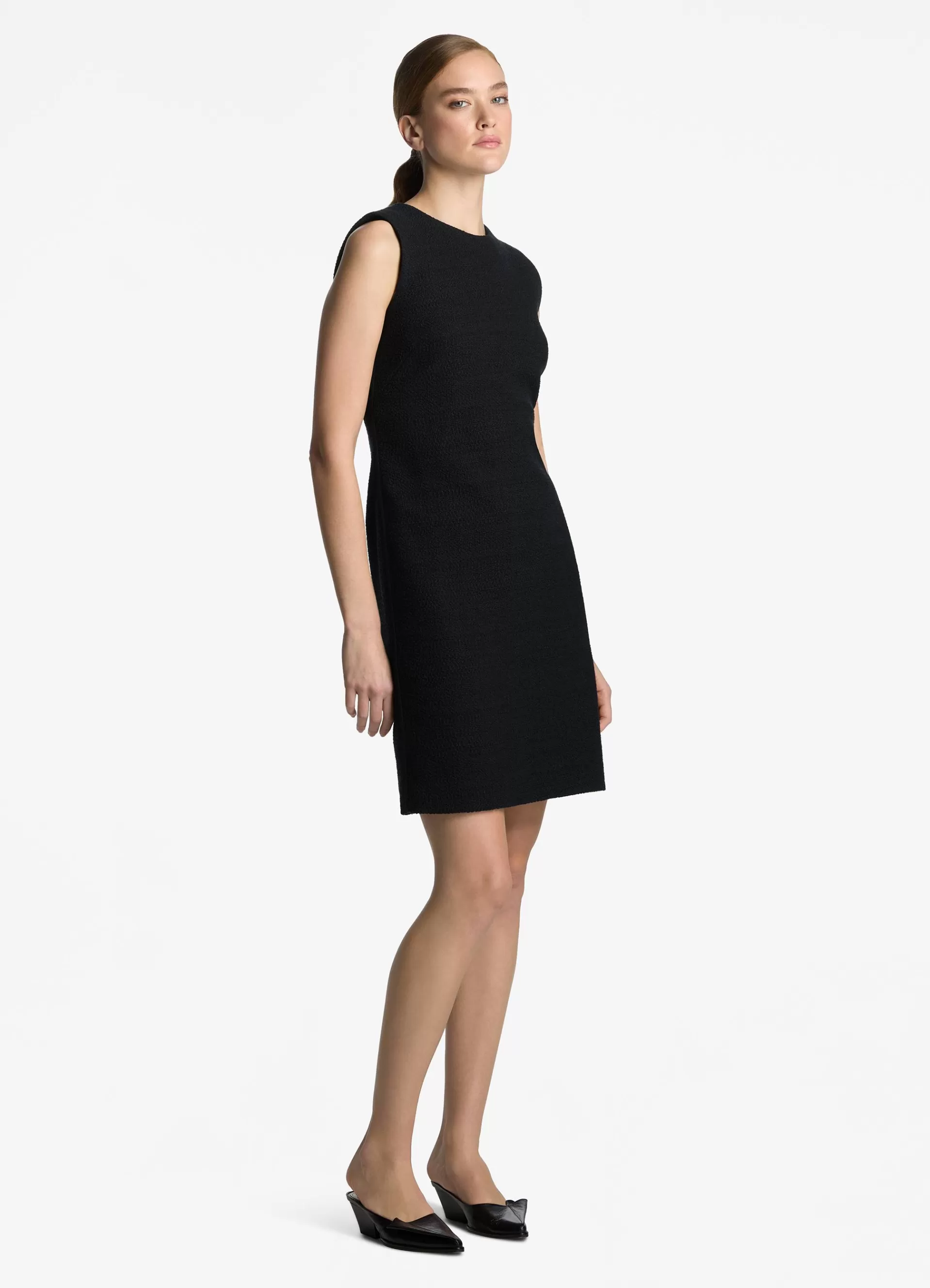 St. John Textured Tweed Shift Dress | DRESSES | WORKWEAR DRESSES