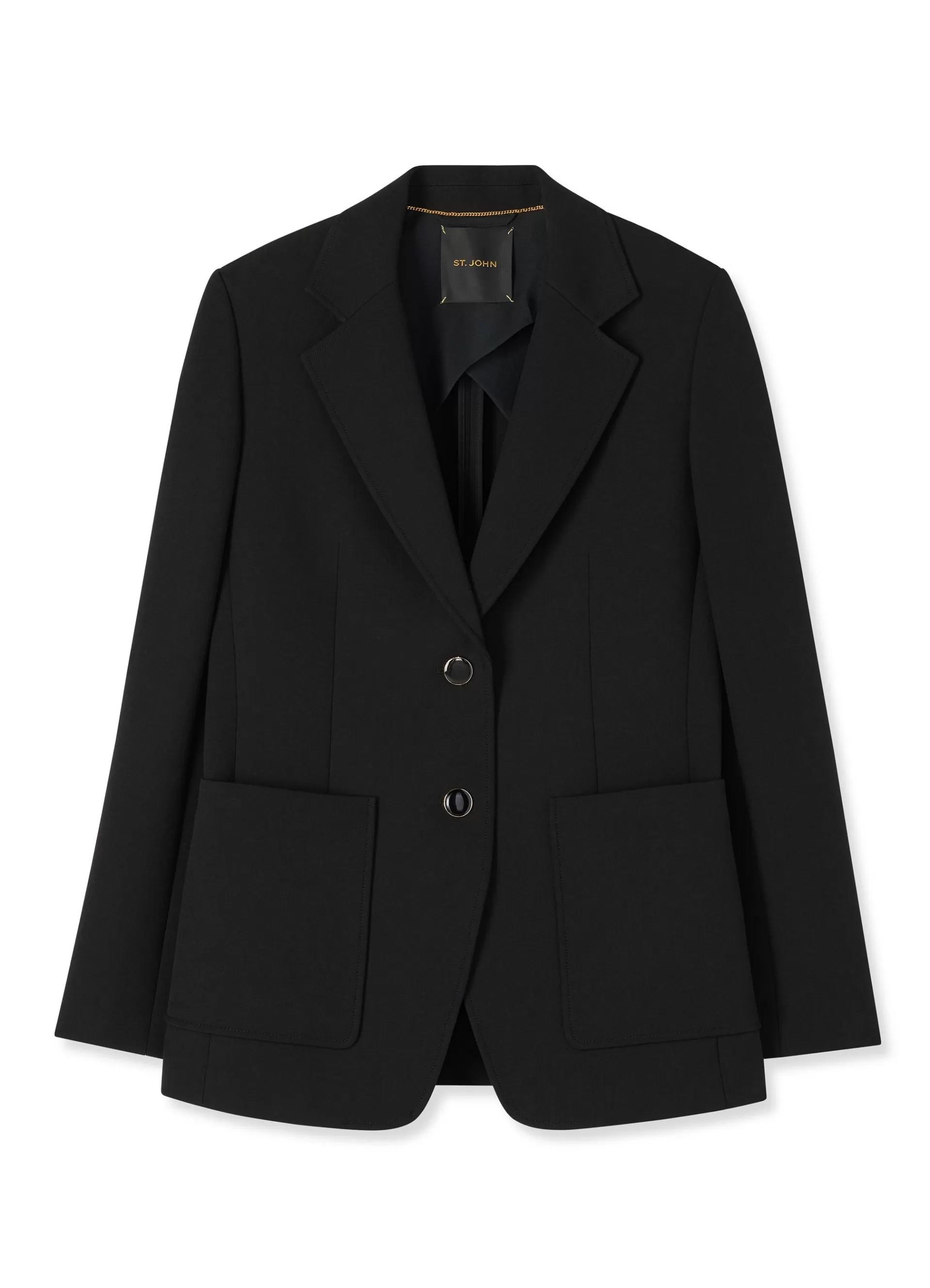 St. John The Boardroom Blazer in Stretch Crepe Suiting | SUITS & SEPARATES | JACKETS