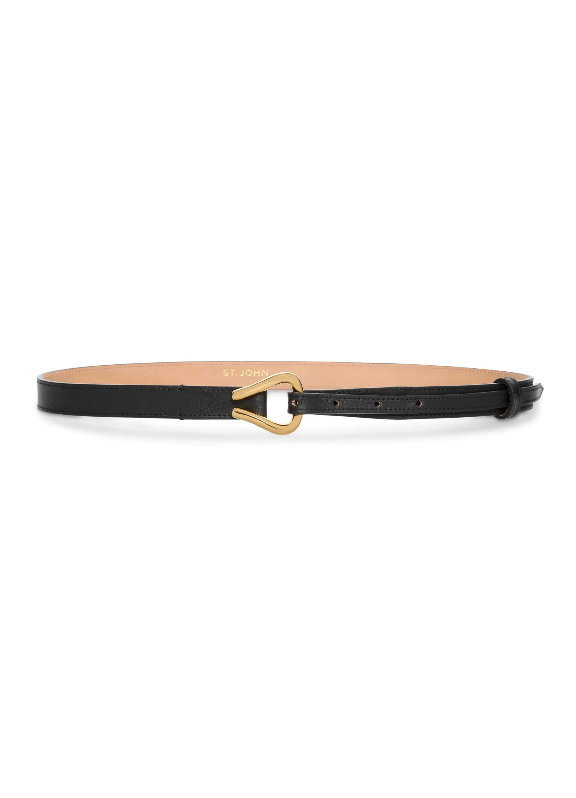St. John Thin Leather Loop Belt | BELTS | ACCESSORIES